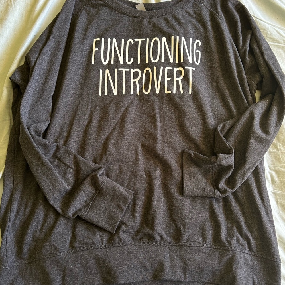 Gray Graphic Women's Sweater